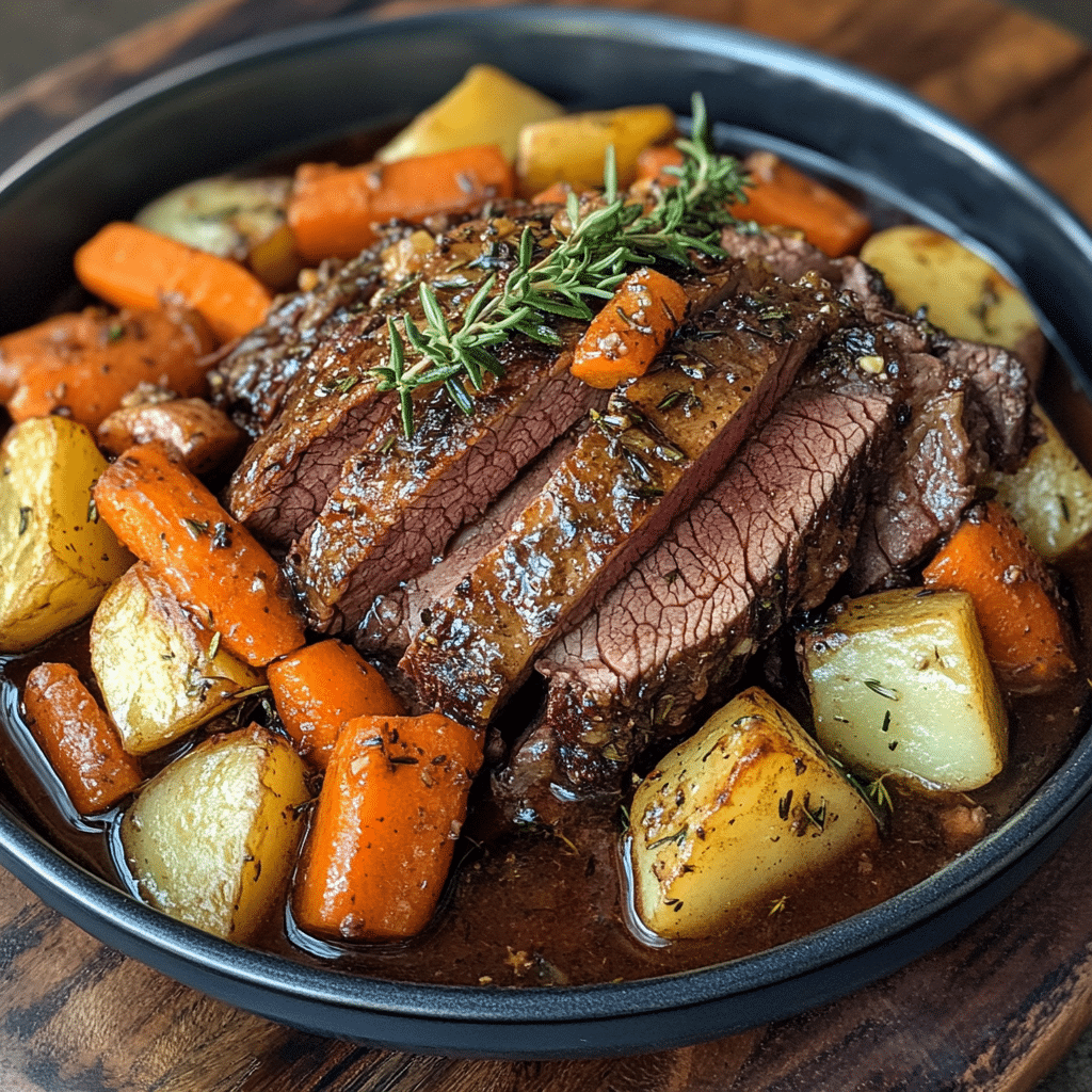 Savory Herb-Infused Beef Pot Roast: Easy Crock Pot Recipe 2 Article Image
