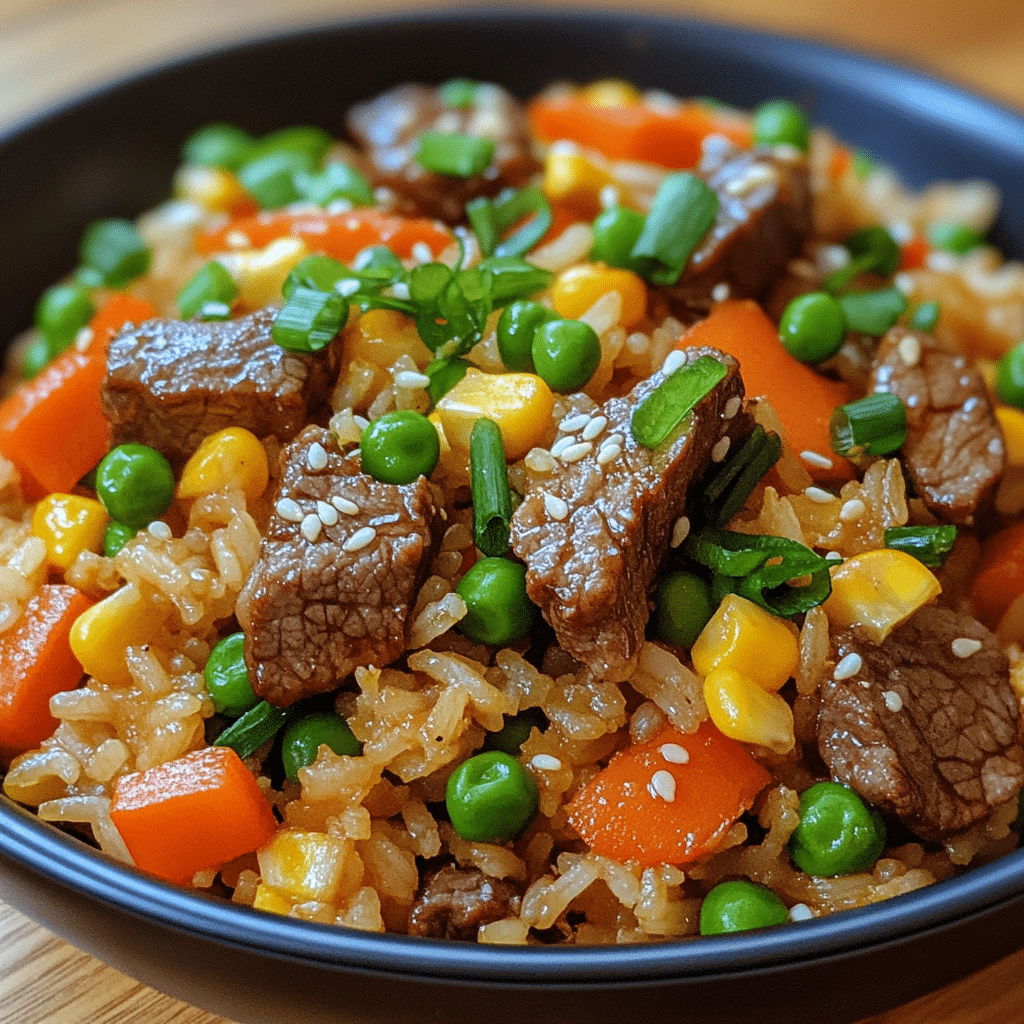 Quick & Flavorful Fried Rice Recipes for Busy Weeknights 4 Beef Fried Rice