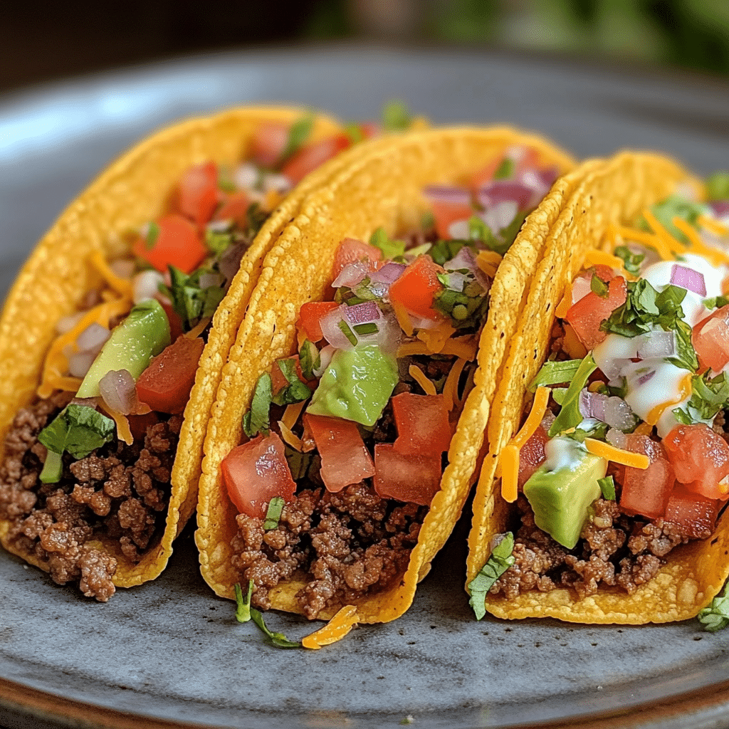 Crispy Hard Shell Tacos: Quick, Flavor-Packed Delight 1 Featured Image