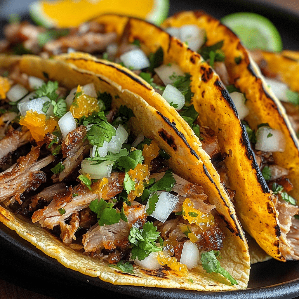 Savory Beef Tacos with Spicy Pineapple Salsa Delight 17 Carnitas Tacos