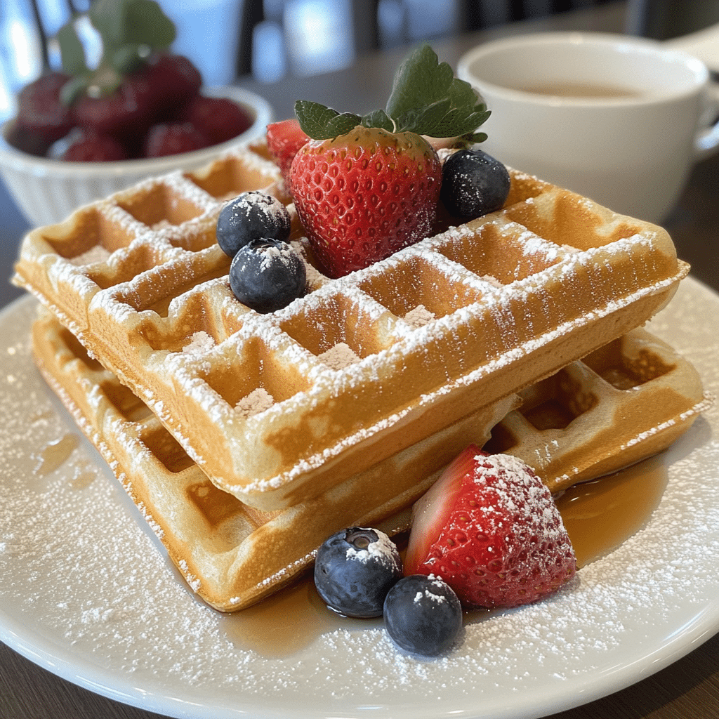 Deliciously Fluffy Cottage Cheese Waffles with a Twist 2 Article Image