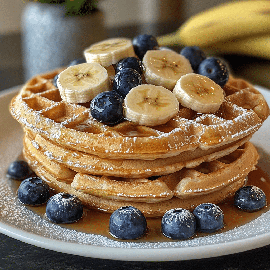 Golden Sourdough Discard Waffles with Crispy Edges 2 Article Image