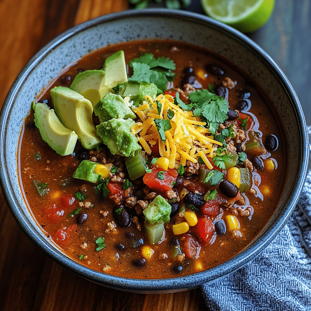 Healthy Weight Watchers Taco Soup Ready in 30 Minutes 2 Article Image