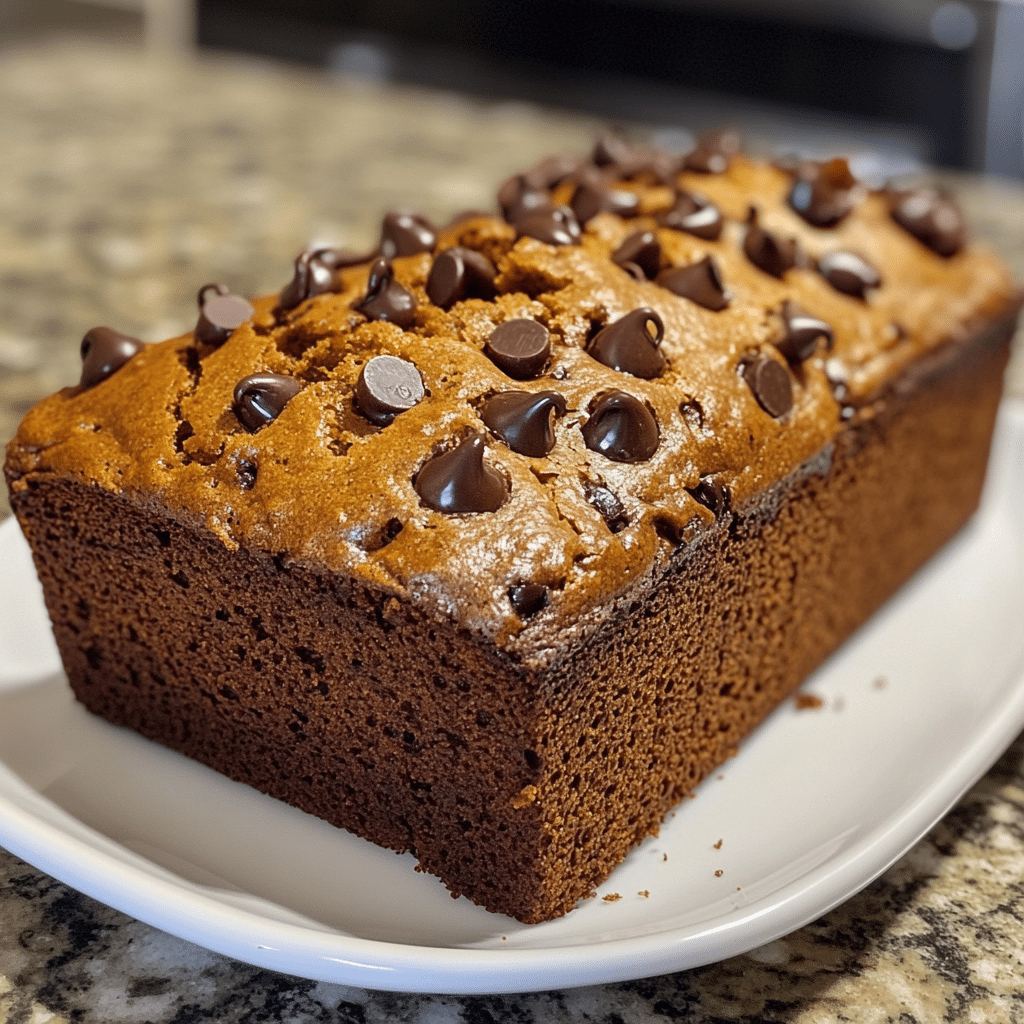 Indulgent Pumpkin Bread with Melty Chocolate Chips 1 Featured Image