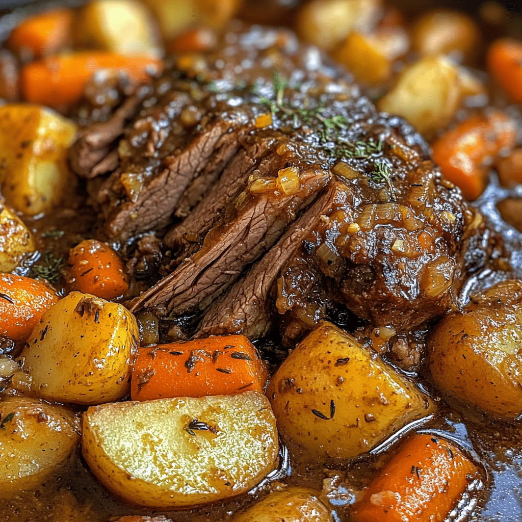 Savory Slow-Cooked Pot Roast with Tender Veggies and Gravy 2 Article Image