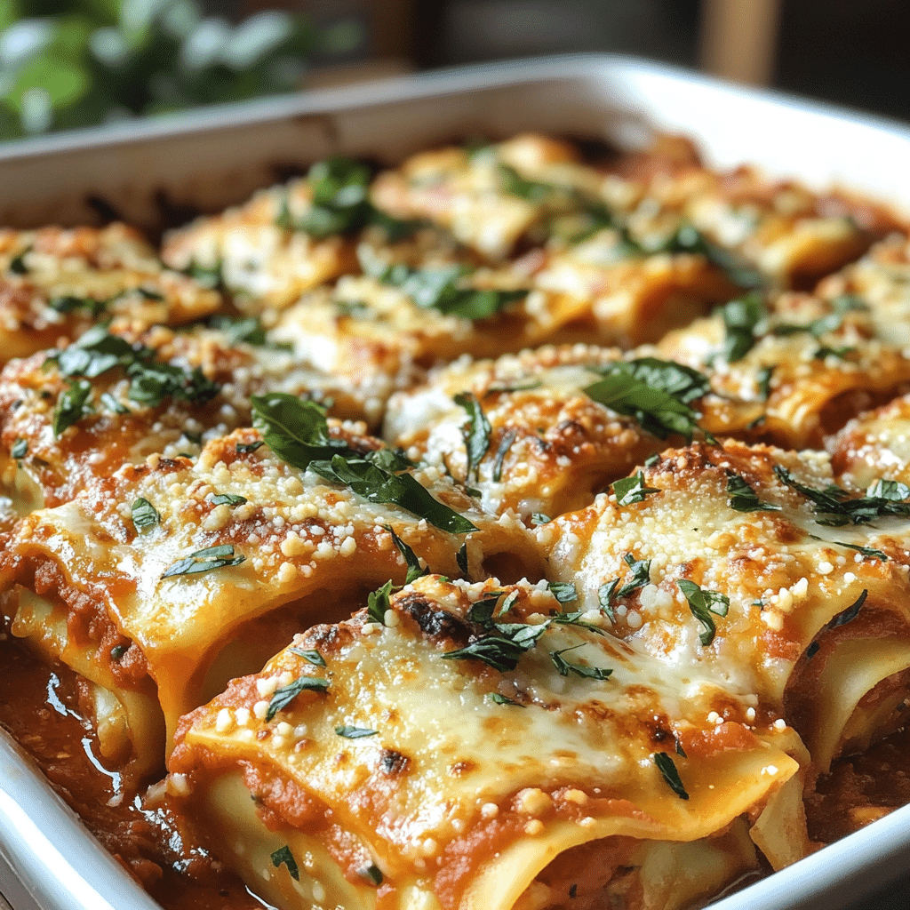 Savor the Comfort of Cheesy Lasagna Rolls Delight 2 Article Image