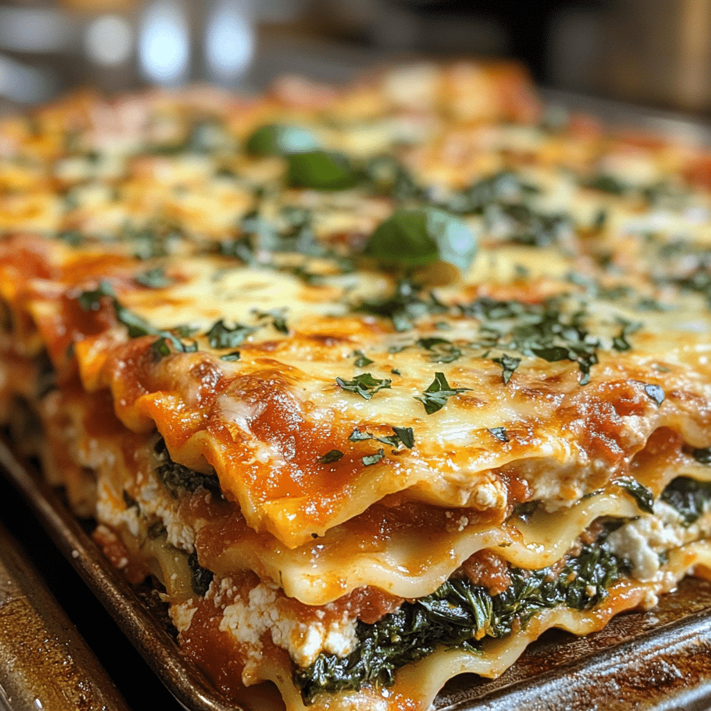 Indulge in 5 Quick & Healthy Lasagna Recipes Everyone Loves 4 Spinach Lasagna with Ricotta and Basil Twist
