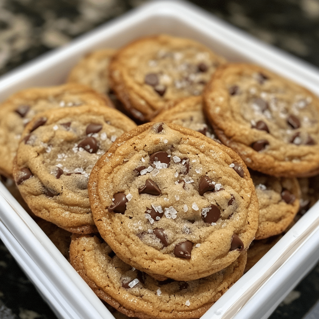 Ultimate Thick & Chewy Chocolate Chip Cookies with Sea Salt 1 Featured Image