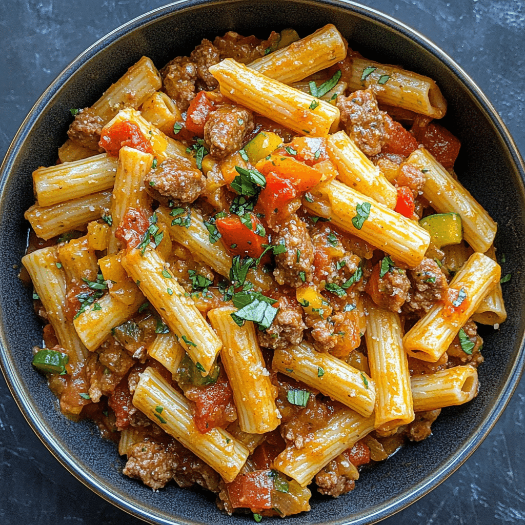 Quick and Flavorful Sausage Pasta for Busy Weeknights 1 Featured Image