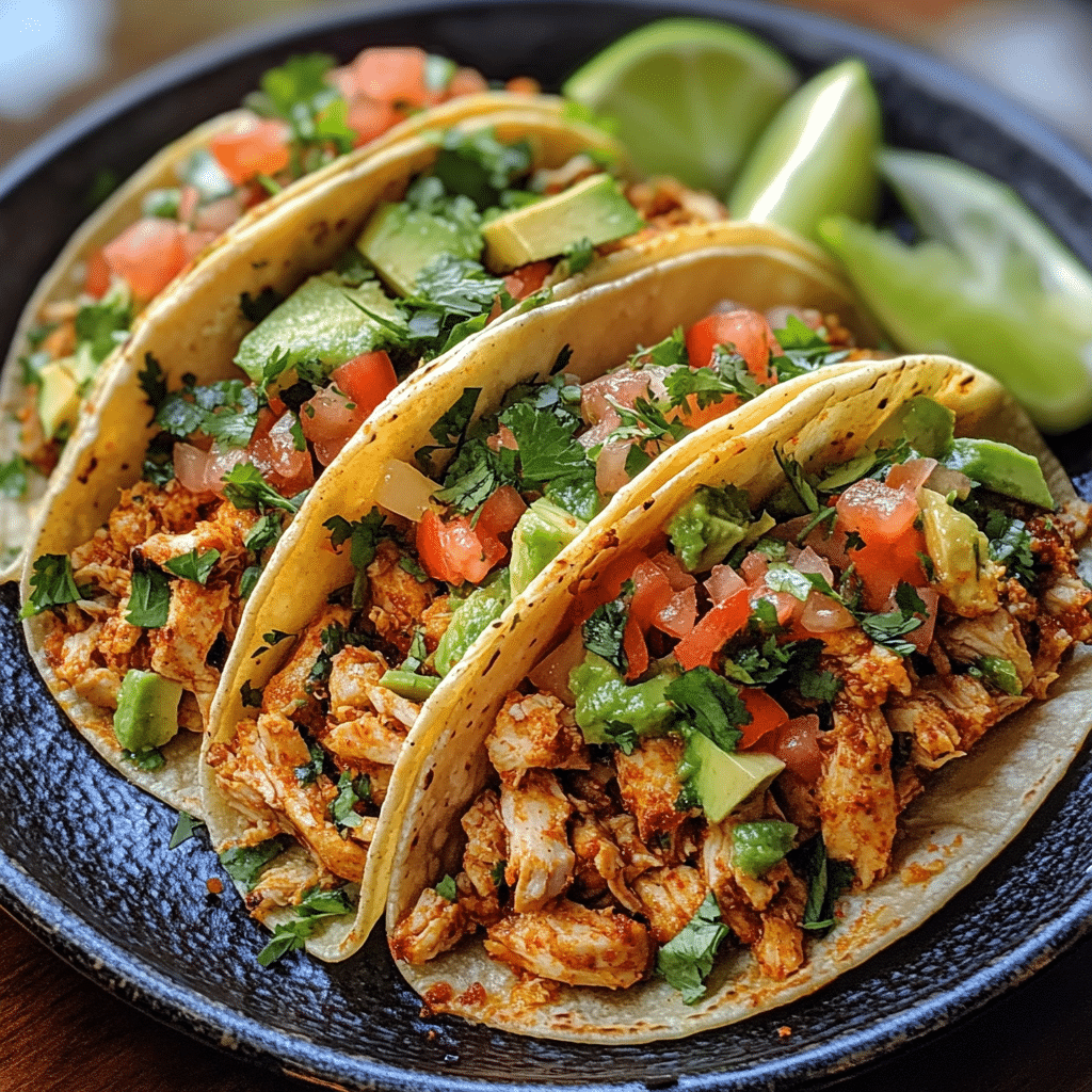 Savory Beef Tacos with Spicy Pineapple Salsa Delight 8 Pulled Chicken Tacos