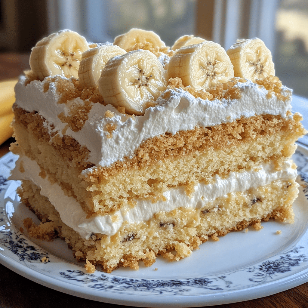 Indulge in Nostalgia with Heavenly Banana Pudding Cake 1 Featured Image