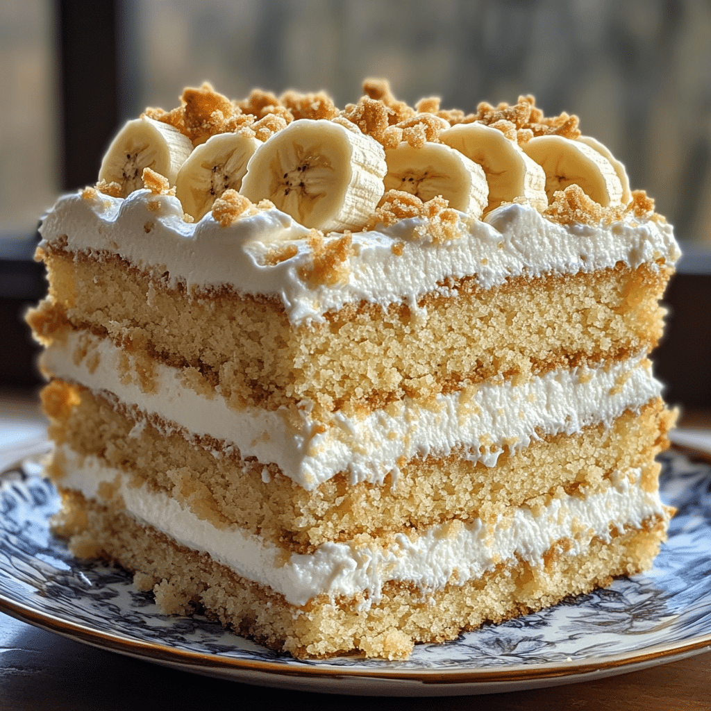 Indulge in Nostalgia with Heavenly Banana Pudding Cake 2 Article Image