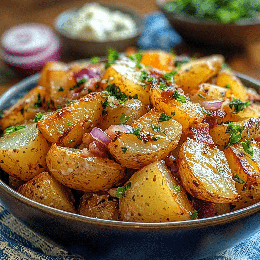 Irresistibly Crunchy Crispy Potato Salad Recipe for Any Occasion 2 Article Image