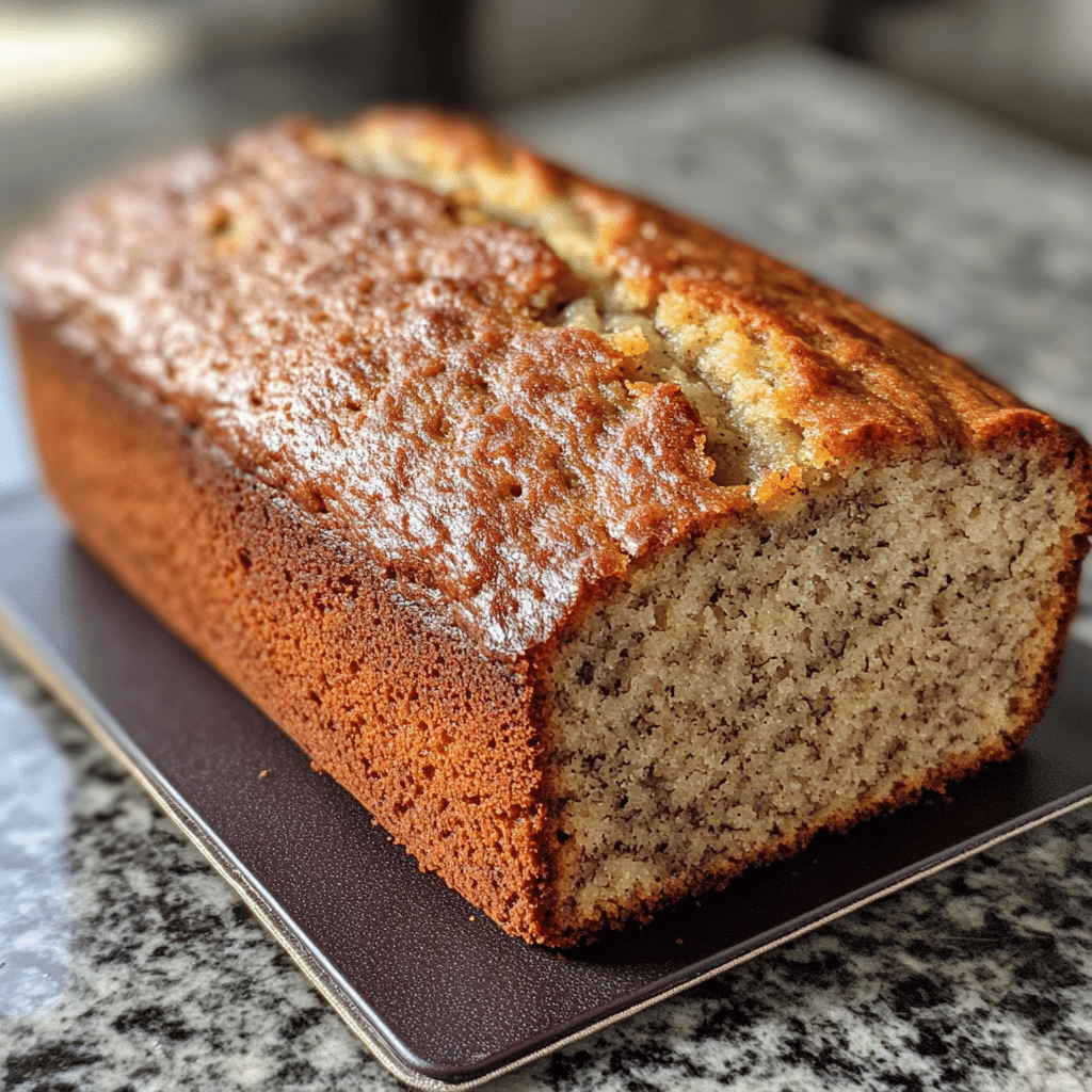 Decadent 3-Ingredient Banana Bread for a Moist Delight 1 Featured Image