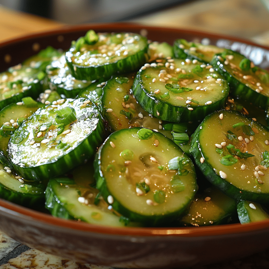 Crisp Asian Cucumber Salad with Zesty Sesame Dressing 2 Article Image