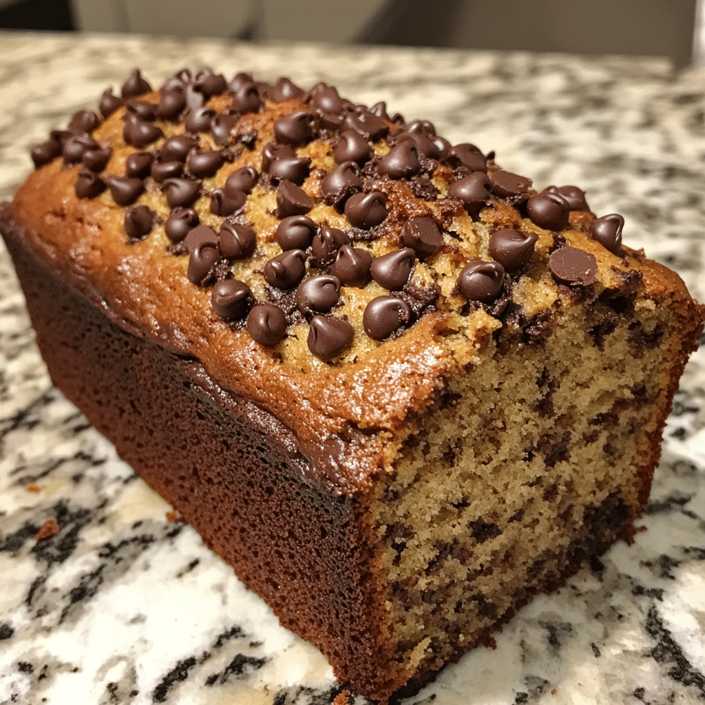 Decadent Chocolate Chip Banana Bread in Under an Hour 1 Featured Image