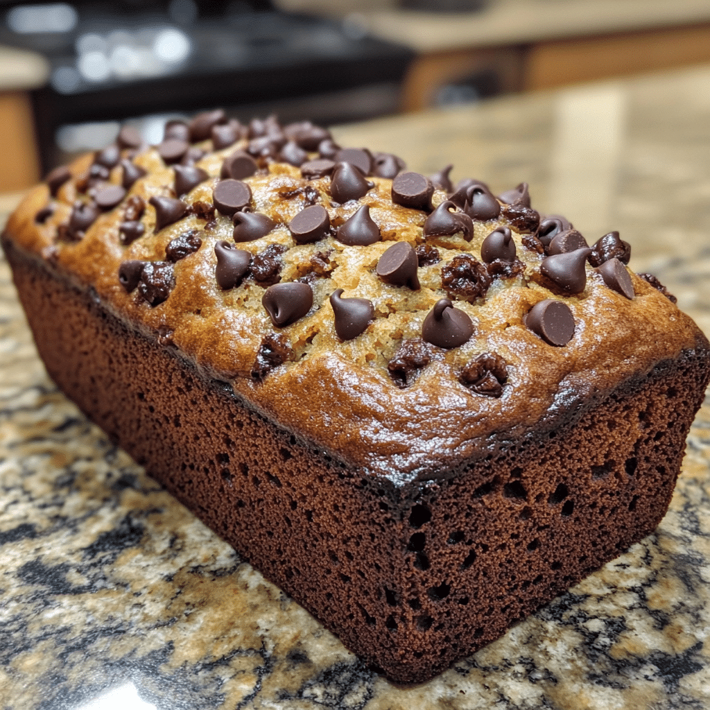 Irresistibly Moist Chocolate Chip Banana Bread with Nutty Twists 1 Featured Image