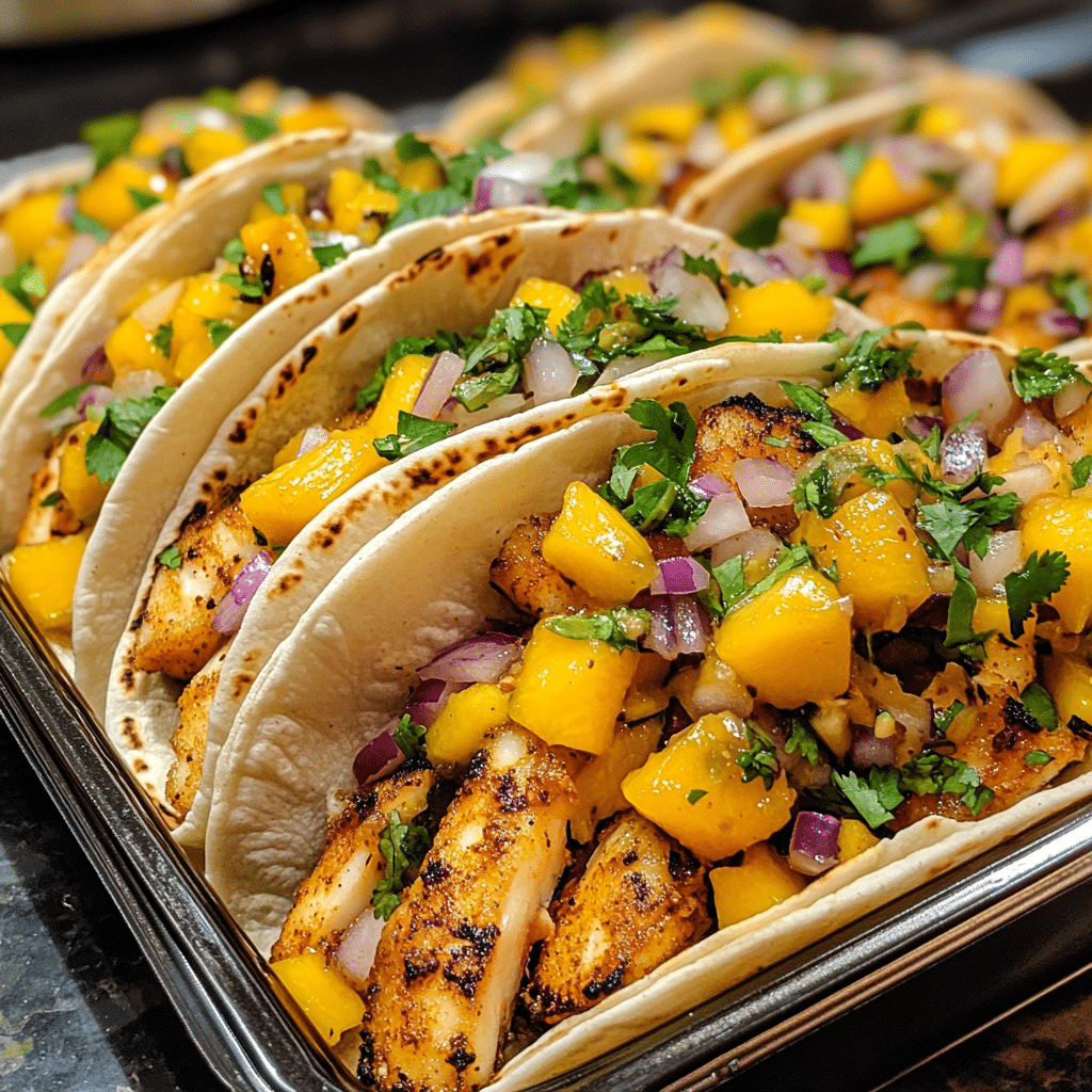 Savory Tilapia Tacos with Mango Salsa & Cilantro-Lime Slaw 2 Article Image