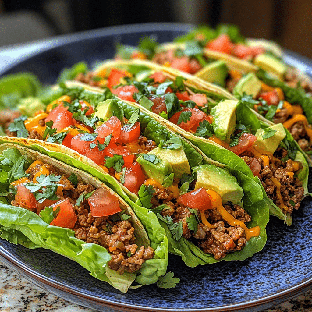 Crisp Lettuce Tacos with Zesty Fillings for Flavorful Bites 2 Article Image