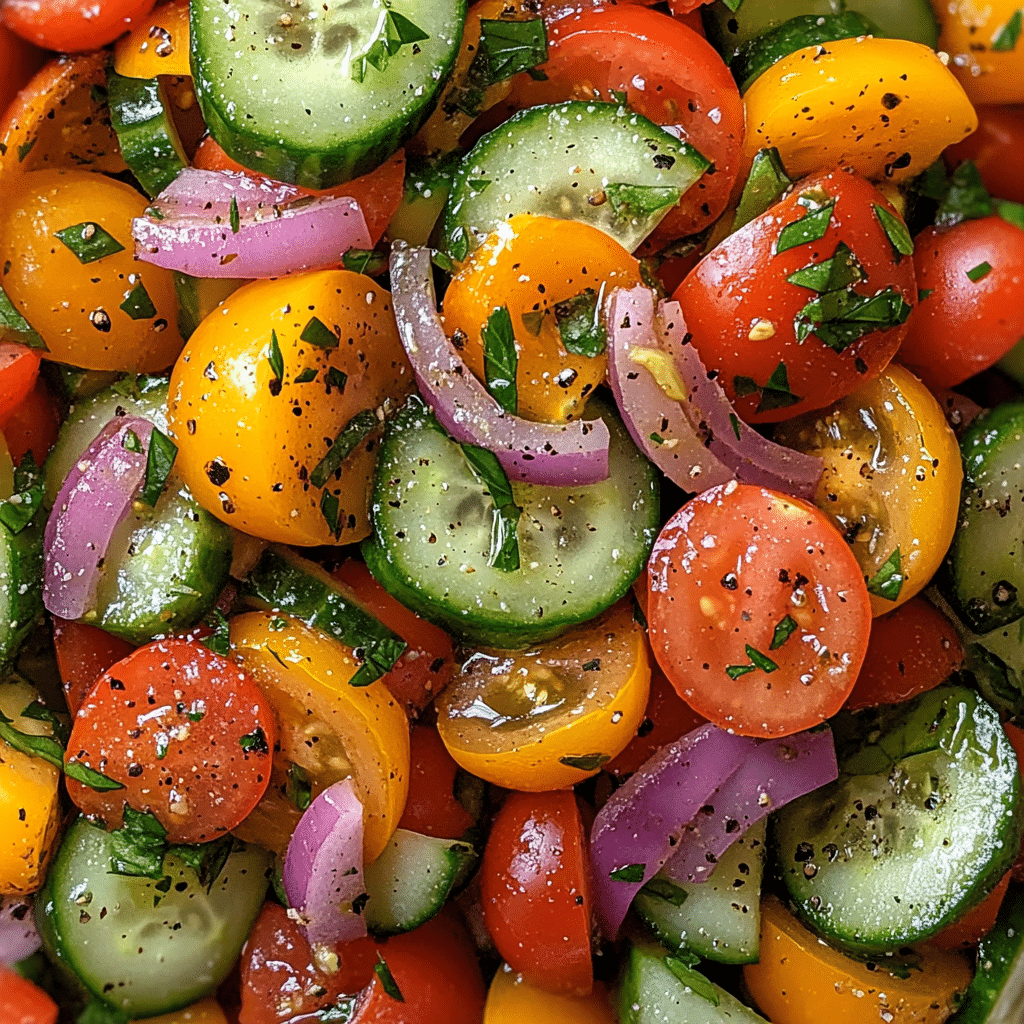 Refreshing Cucumber Tomato Salad Recipe for Summer Days 2 Article Image