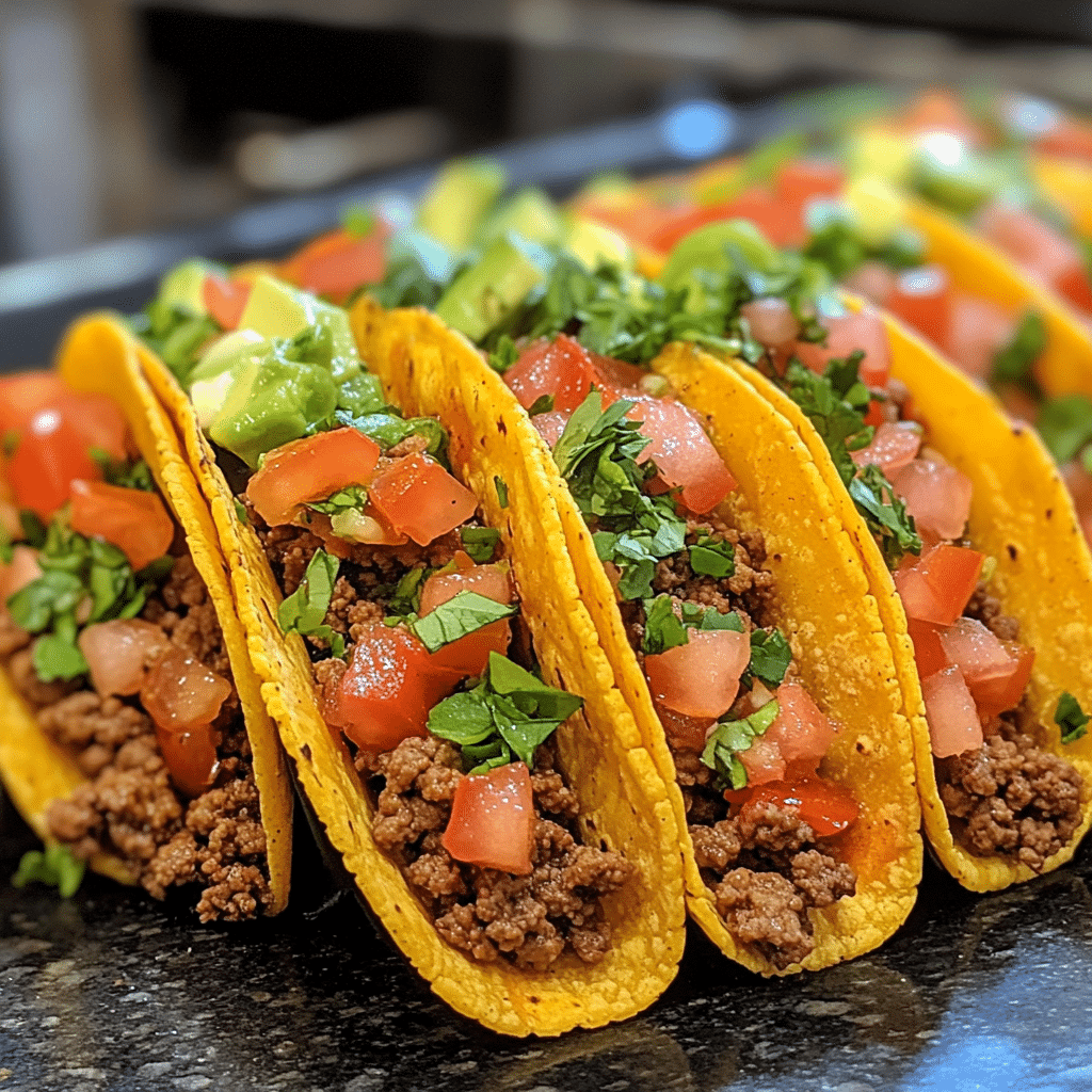 Savory Beef Tacos with Spicy Pineapple Salsa Delight 2 Homemade Beef Tacos Delight