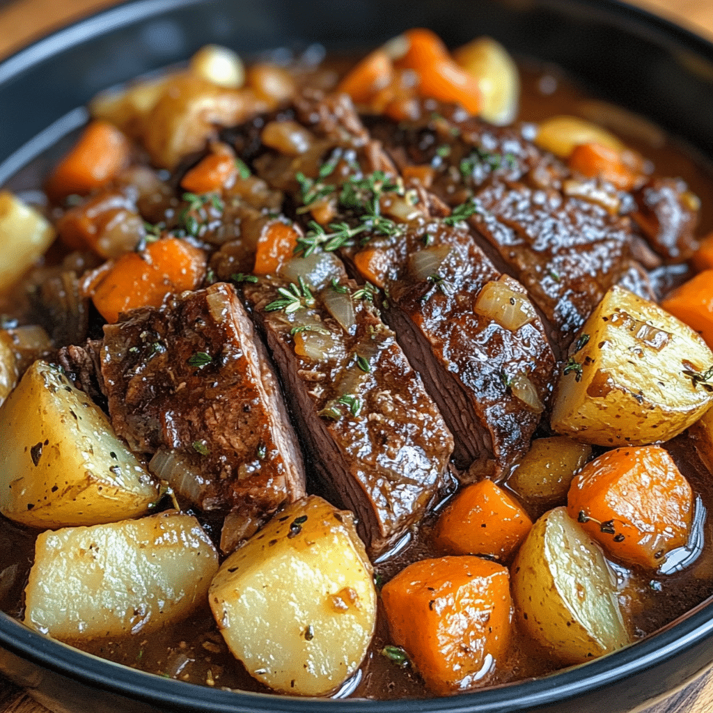 Easy Crock Pot Recipes for Effortless Meals 27 Savory Herb-Infused Crock Pot Chuck Roast