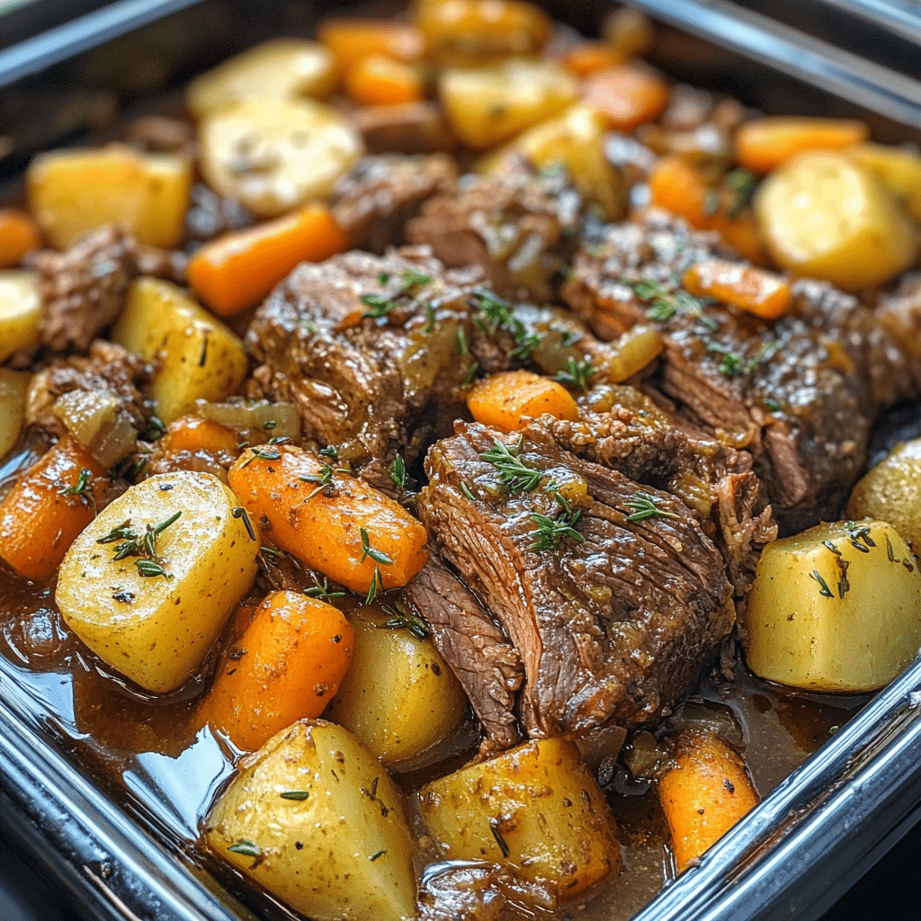 Savory Herb-Infused Crock Pot Chuck Roast Recipe Delight 2 Article Image