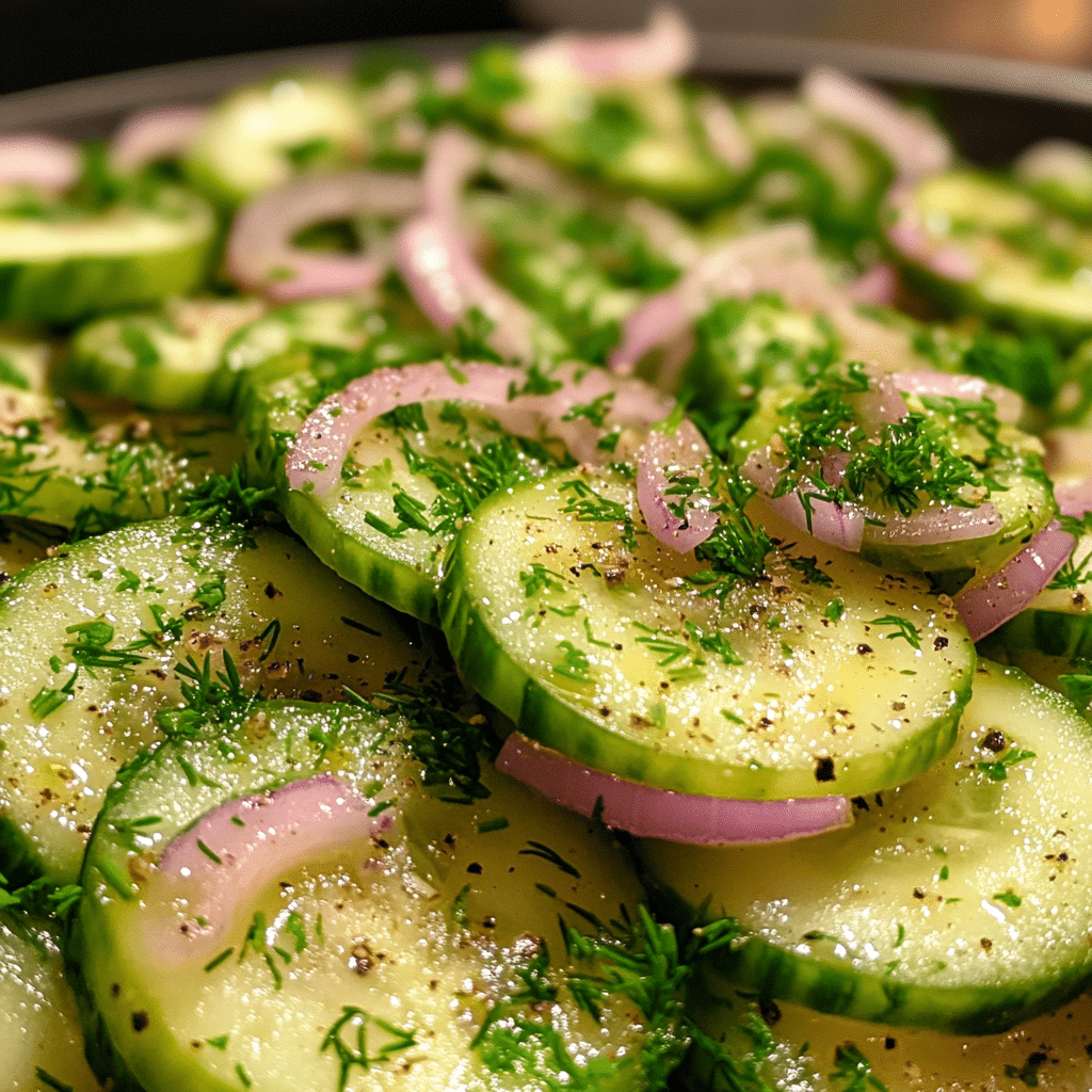 Zesty Cucumber Salad with Tangy Vinegar Twist 2 Article Image