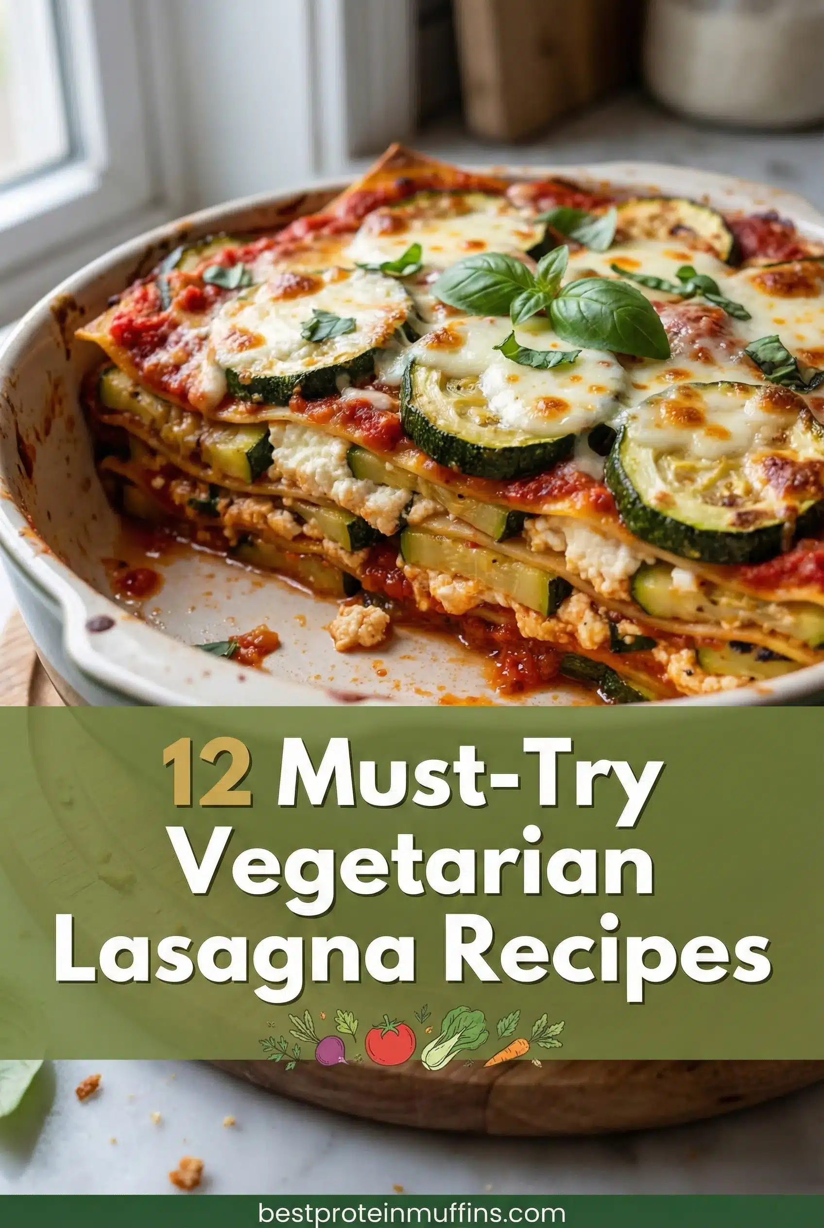 Hearty Vegetarian Lasagna: Layers of Flavor and Freshness 1 Featured Image