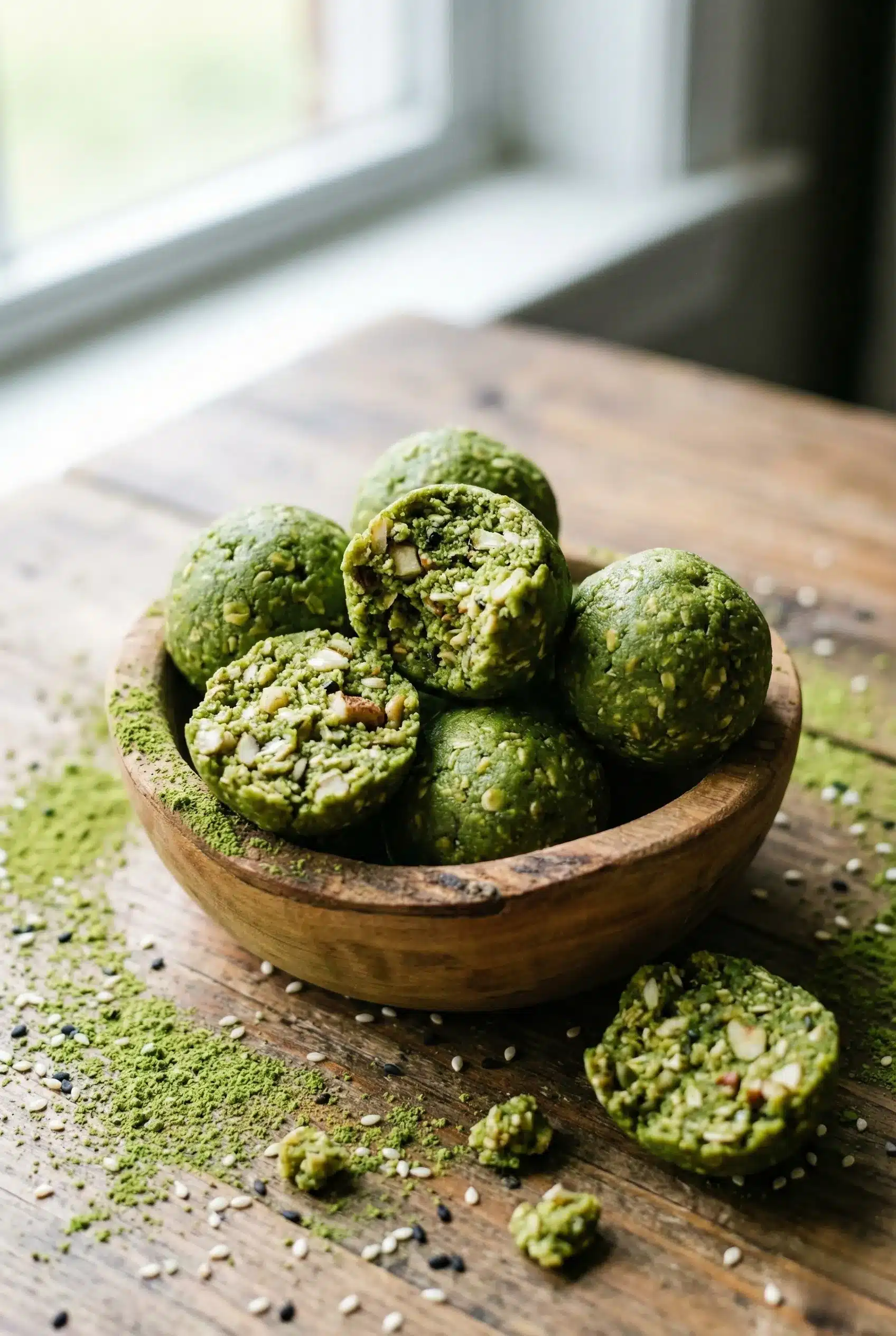 Deliciously Unique Matcha Green Tea Energy Balls Recipe 1 Featured Image