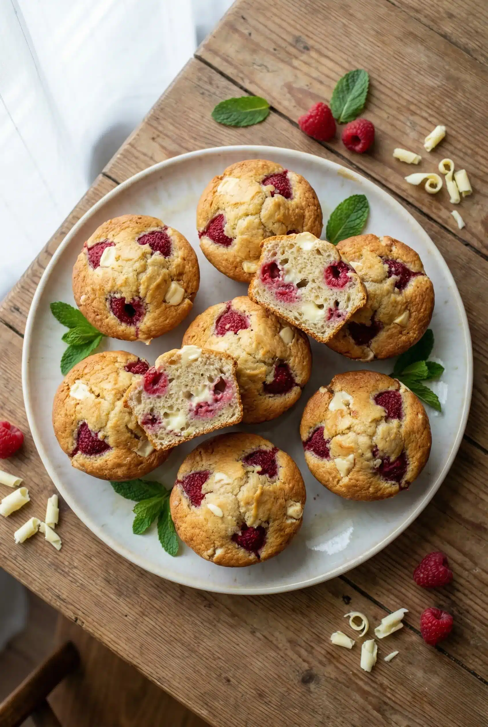 Decadent Raspberry White Chocolate Muffins in 30 Minutes 3 Article Image