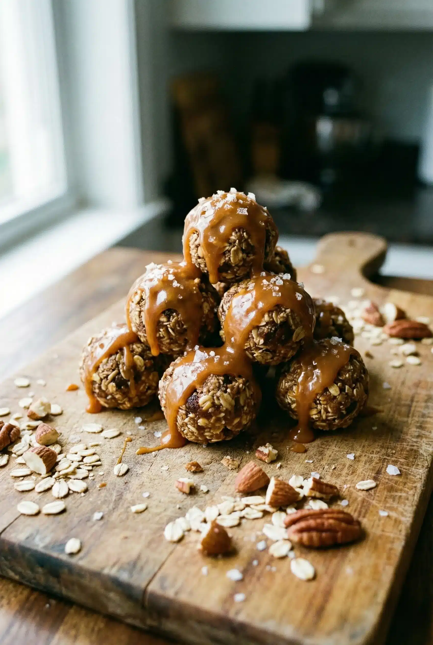 Deliciously Healthy Salted Caramel Protein Balls in Minutes 1 Featured Image