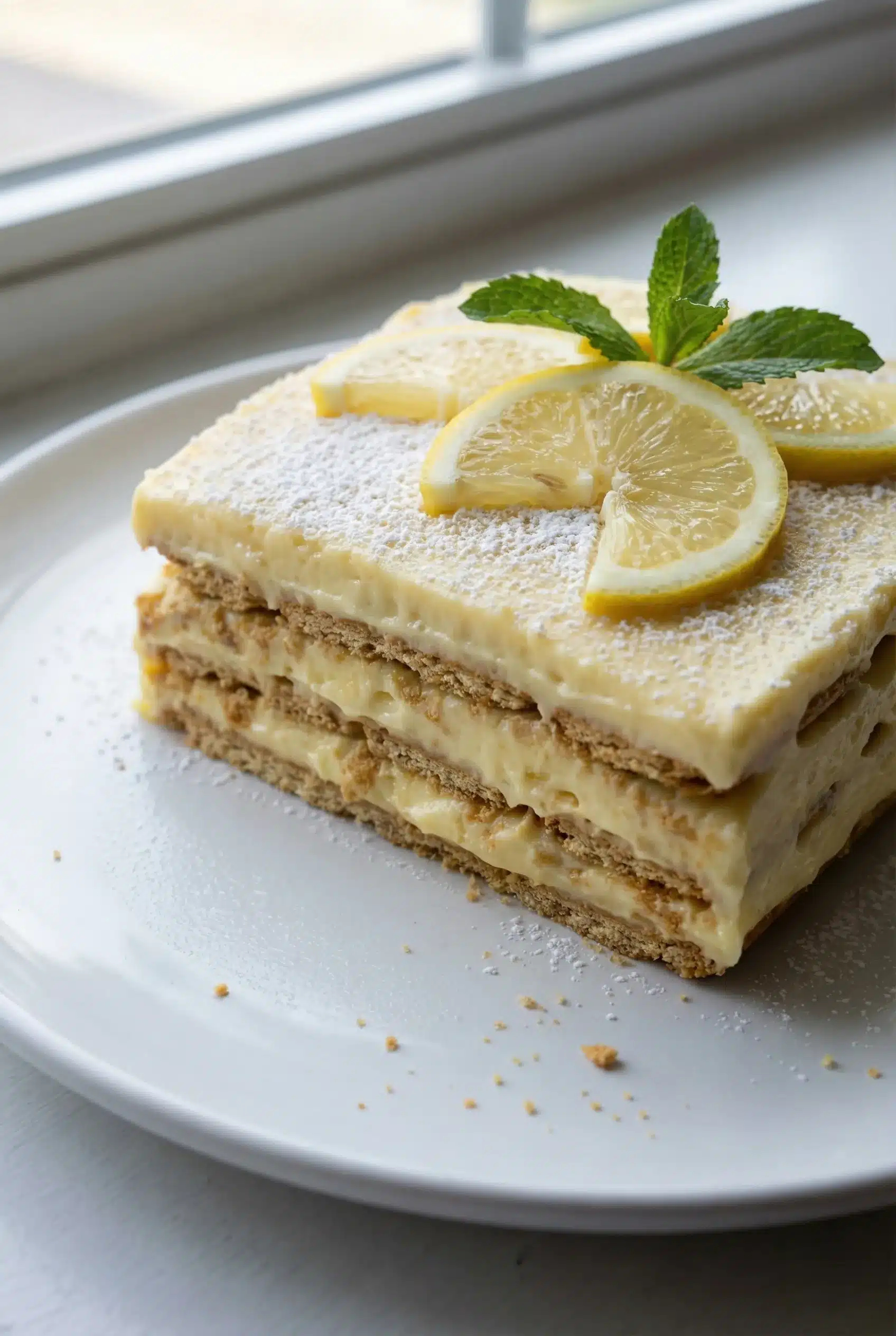 Delight in No Bake Lemon Icebox Cake: A Slice of Summer Joy 1 Featured Image