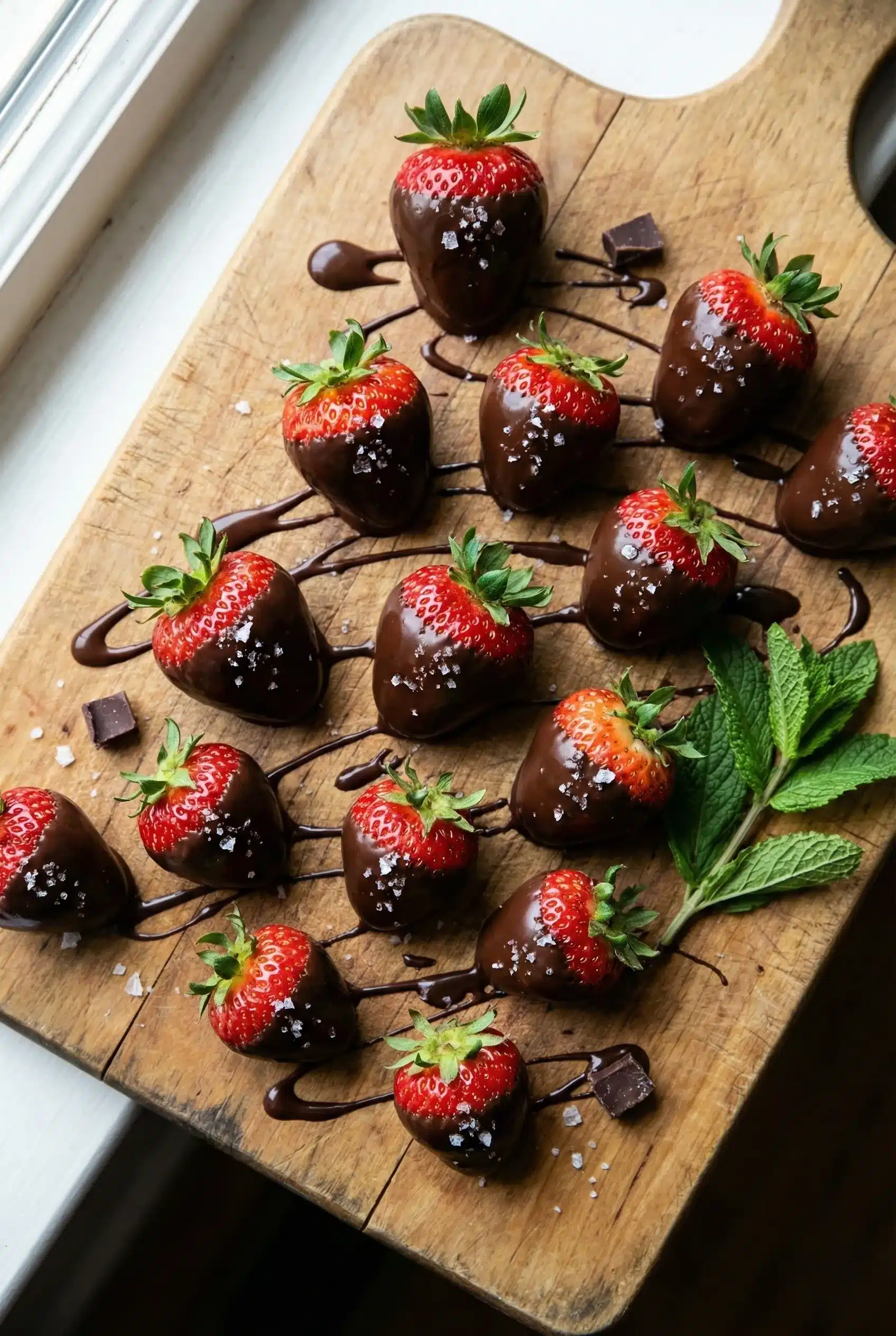 Decadent Dark Chocolate-Covered Strawberries with Sea Salt 3 Article Image