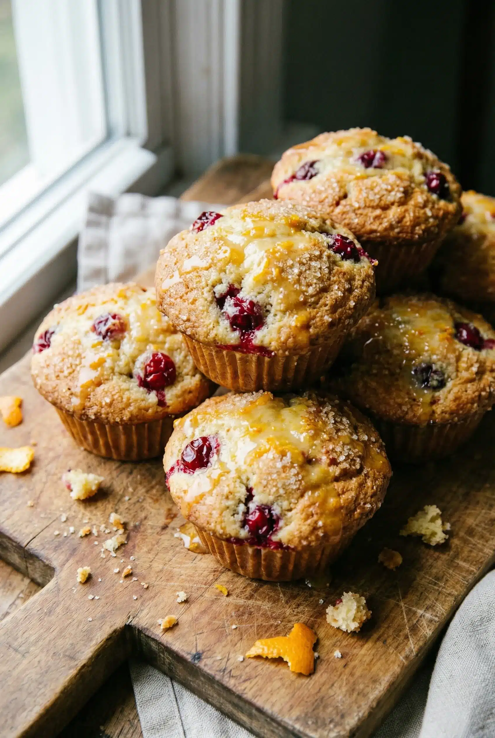 Zesty Cranberry Orange Muffins with a Moist, Fluffy Texture 1 Featured Image