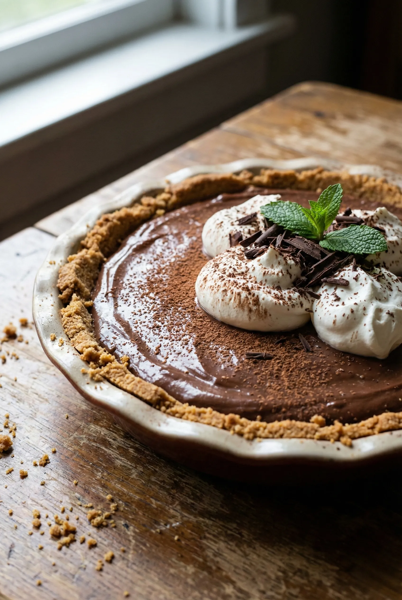 Effortless No Bake Chocolate Pie for Instant Indulgence 1 Featured Image