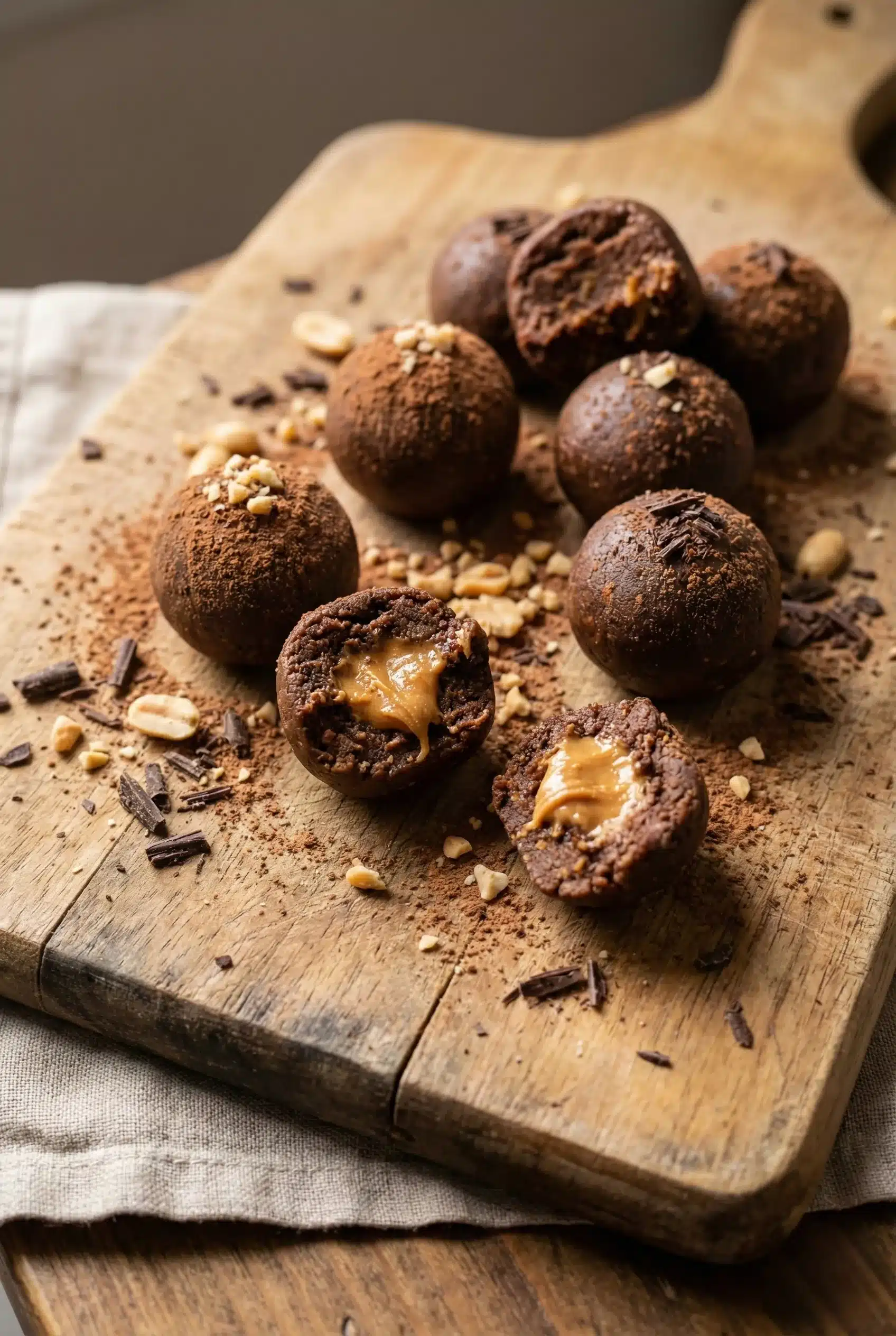 Nutritious Chocolate Peanut Butter Protein Balls in 10 Minutes 1 Featured Image
