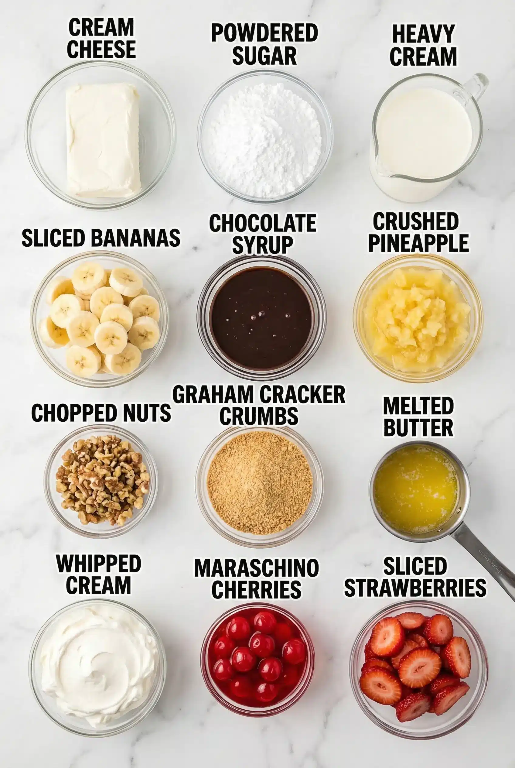 Decadent No Bake Banana Split Cake Delight 2 Article Image