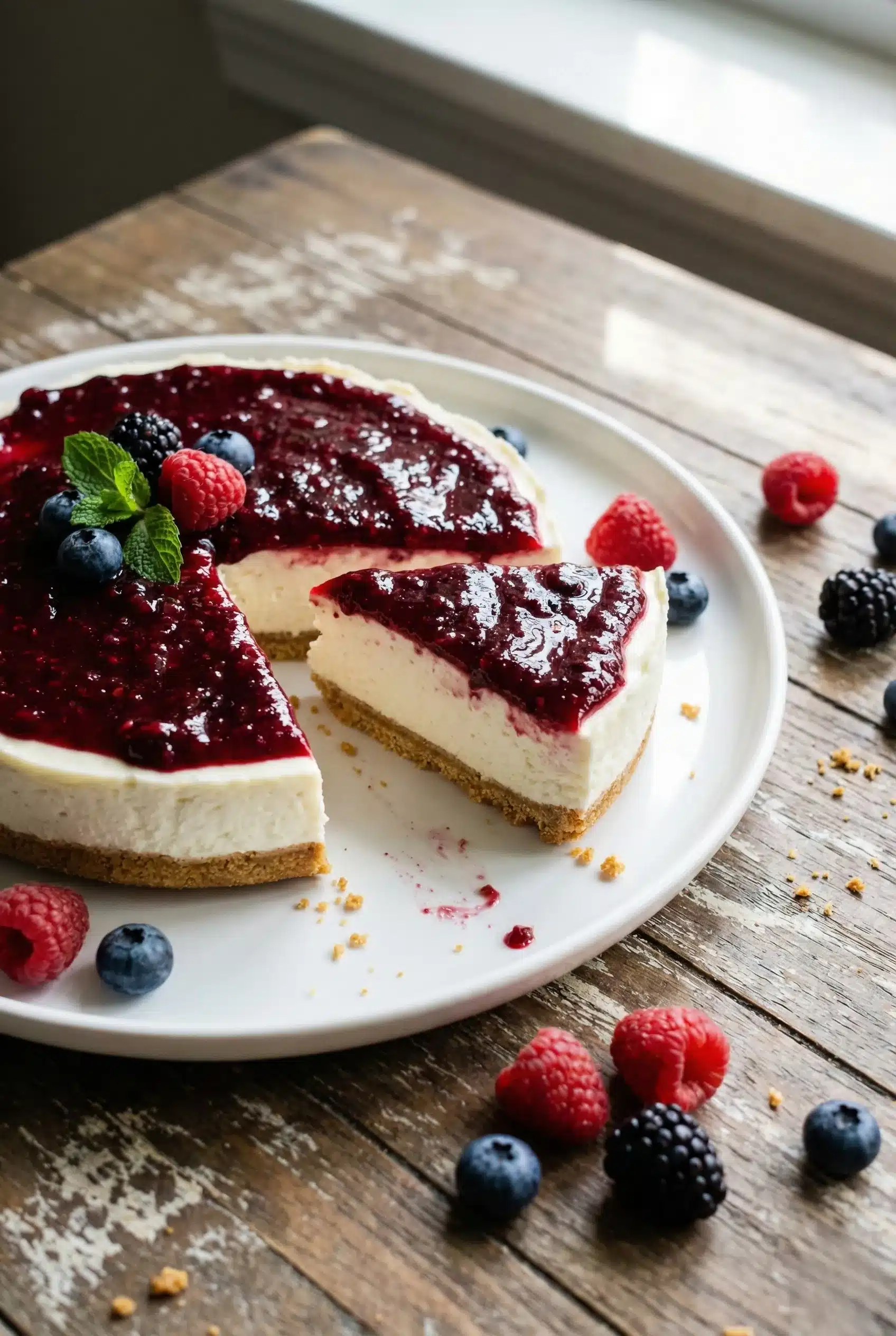 Indulge in Heavenly No Bake Cheesecake Bliss 3 Article Image