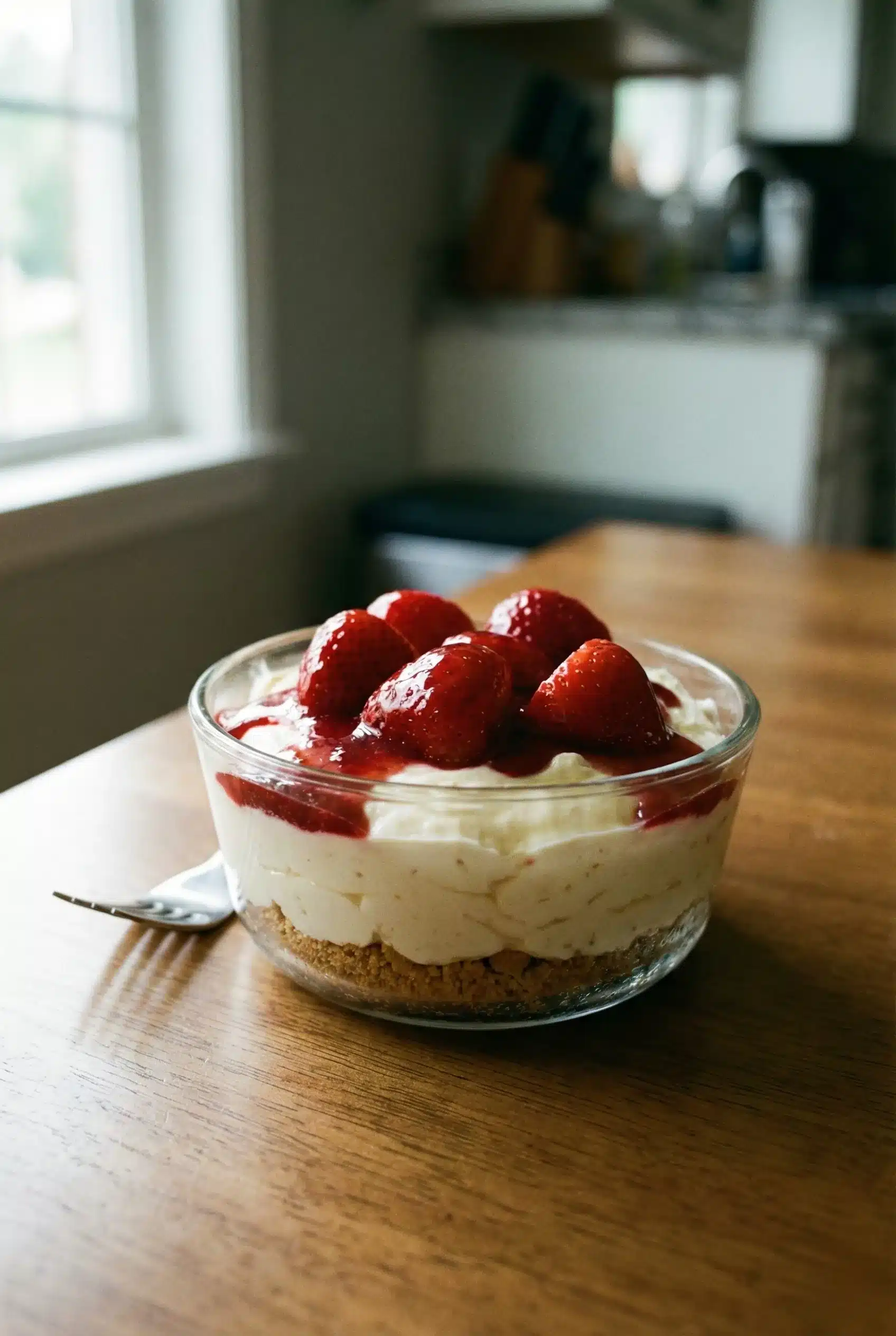 Decadent No Bake Strawberry Cheesecake Delight 1 Featured Image