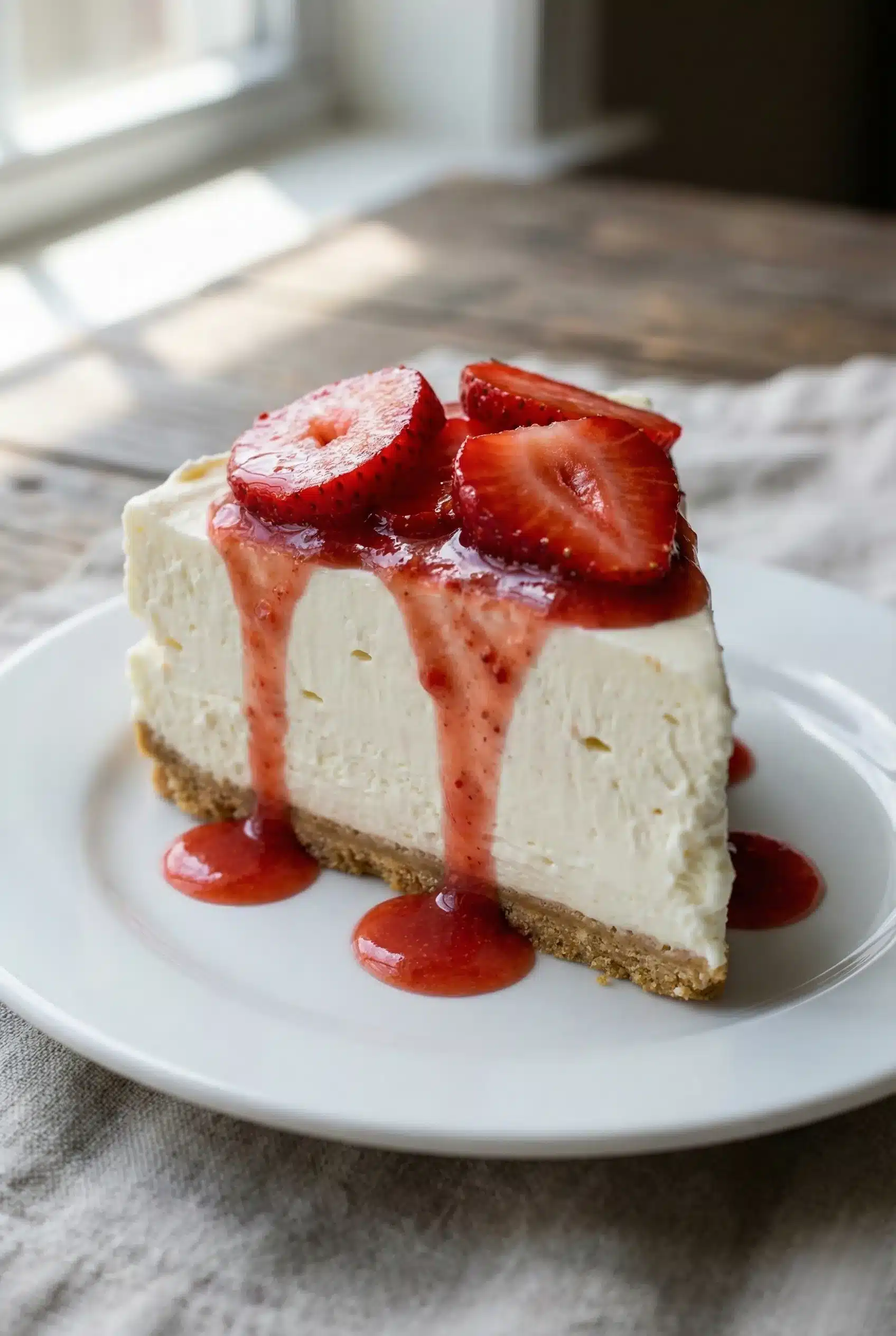 Decadent No Bake Strawberry Cheesecake Delight 3 Article Image