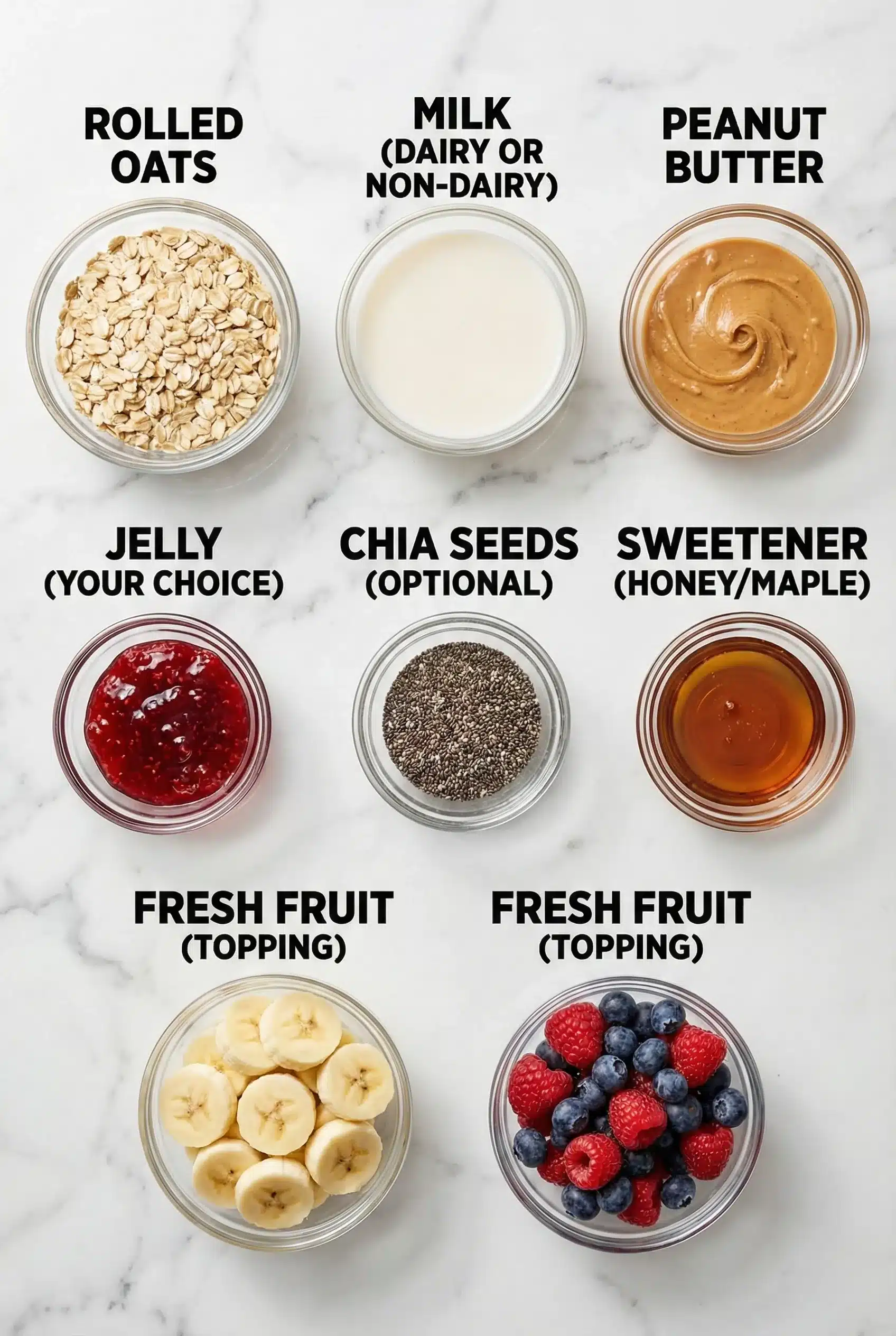 Indulgent Peanut Butter Jelly Overnight Oats for Busy Mornings 2 Article Image