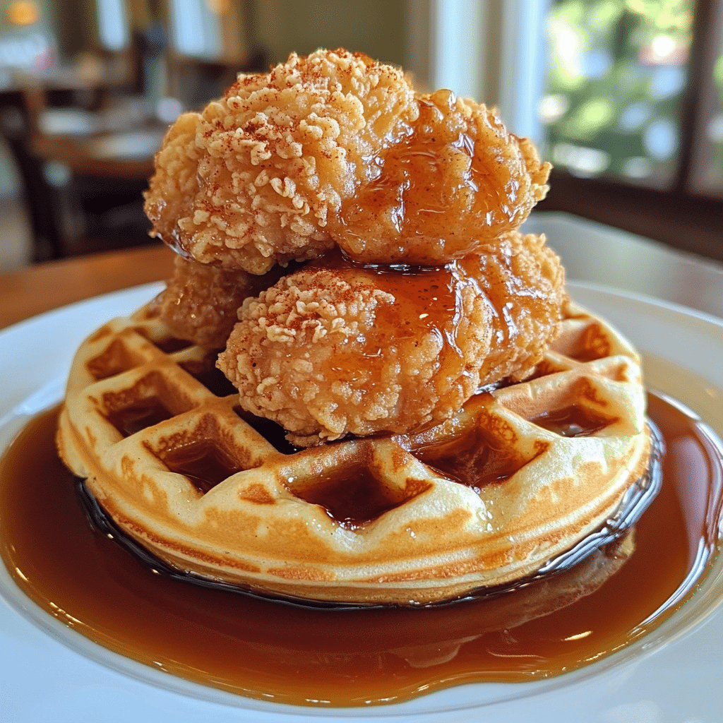Savory Maple Glazed Chicken & Waffles with Spicy Twist 2 Article Image